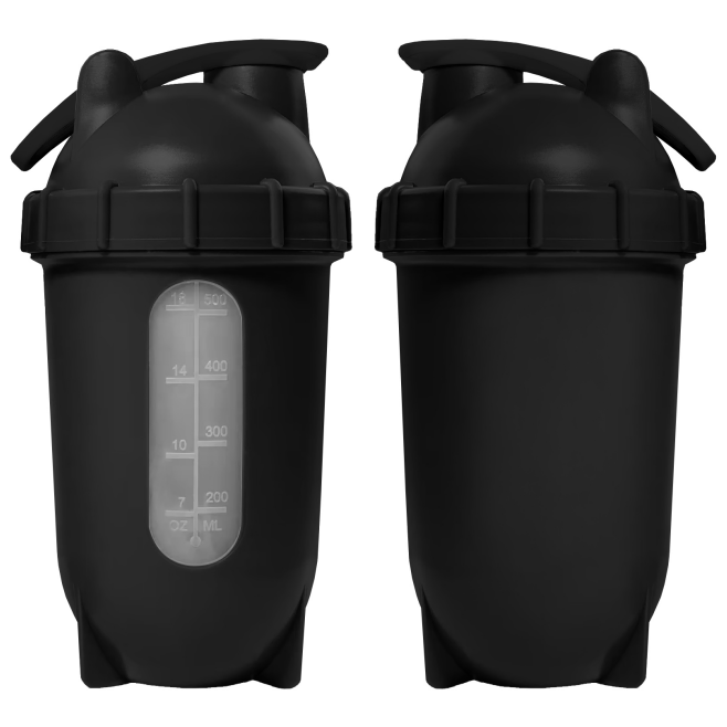 PES-1054V 500ML Rocket-Shaped Shaker With Window