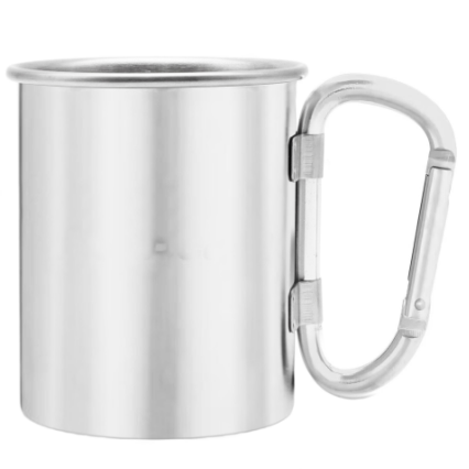 PEM-1035 380ML Steel Camping Mug