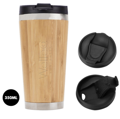 PEM-1037 350ML Coffee Mug With Bamboo Display