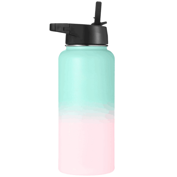 PEM-1056 750/650/500ML Steel Water Bottle With Straw